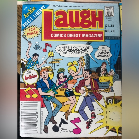 The Archie Digest Library. 7 Vintage Comic Books 1987. Jughead /Betty & Veronica - Picture 6 of 8